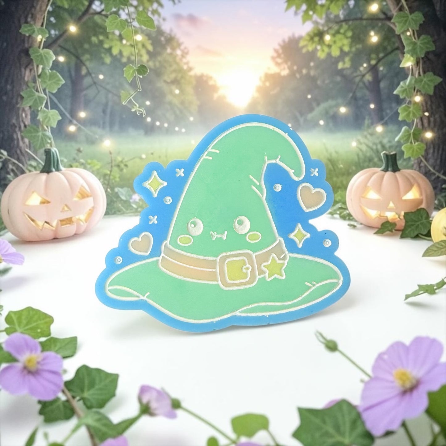 Cute Witches Hat - Riviera Postcard
