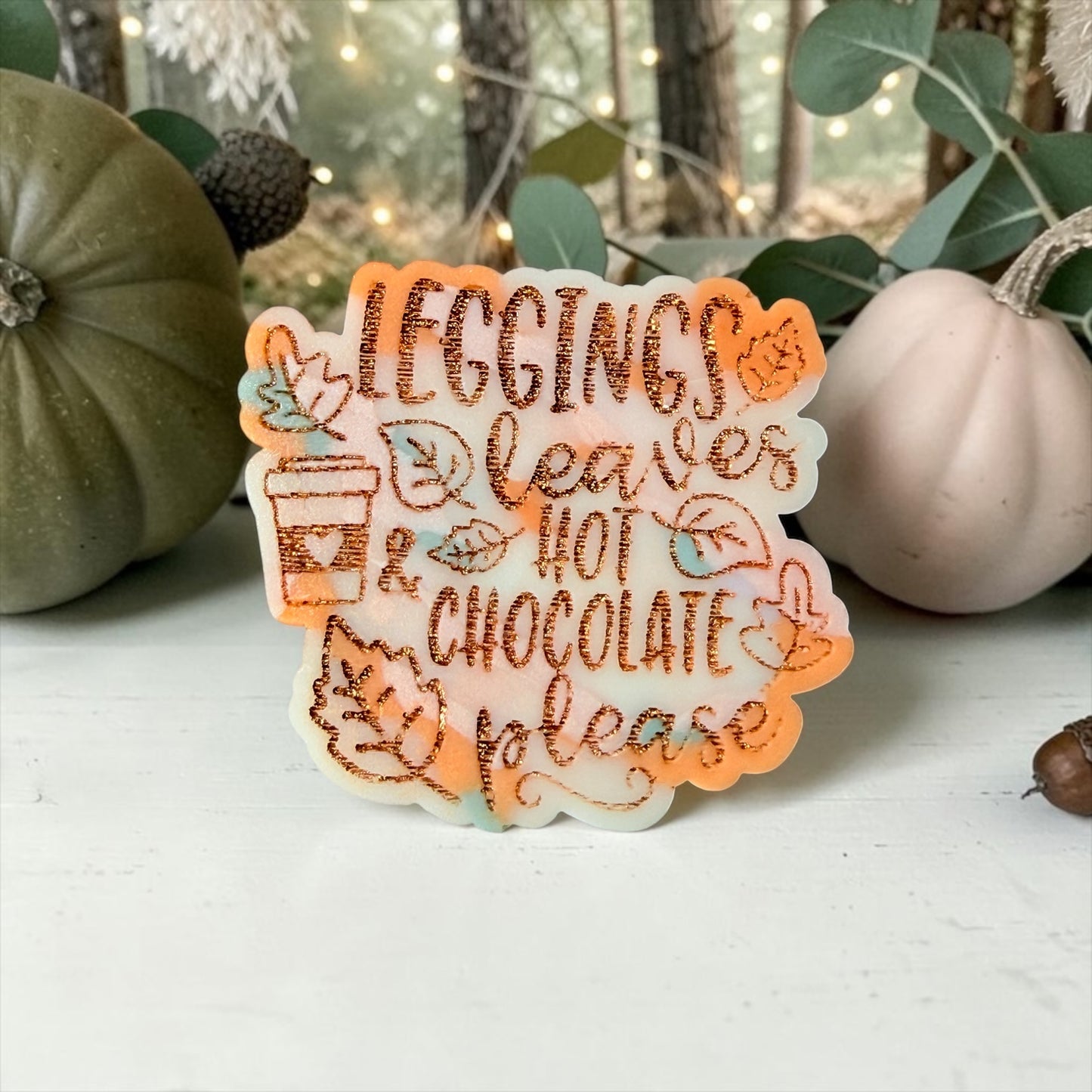 Caramel Pumpkin Pie - Hot Choc