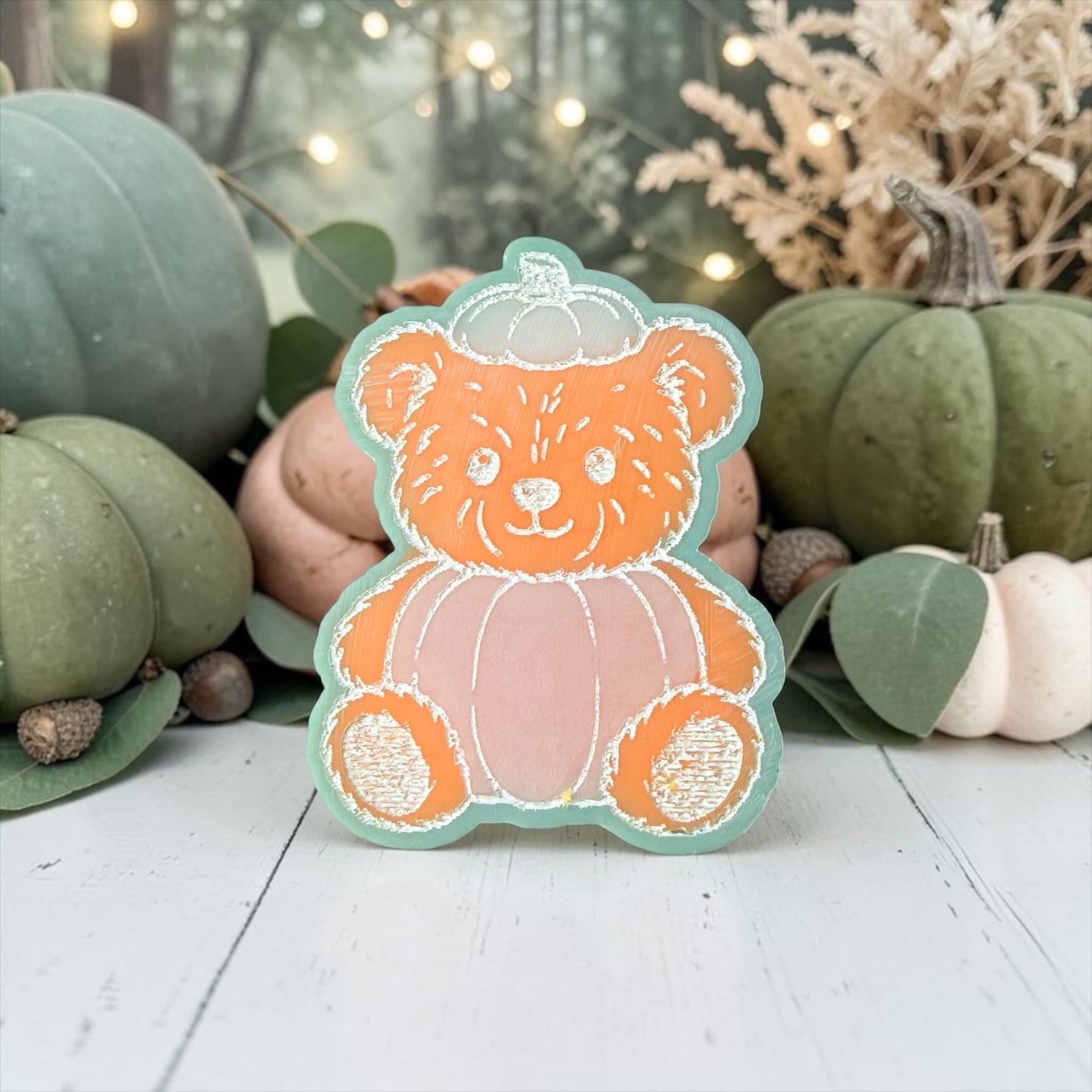 Caramel Pumpkin Pie - Pumpkin Bear