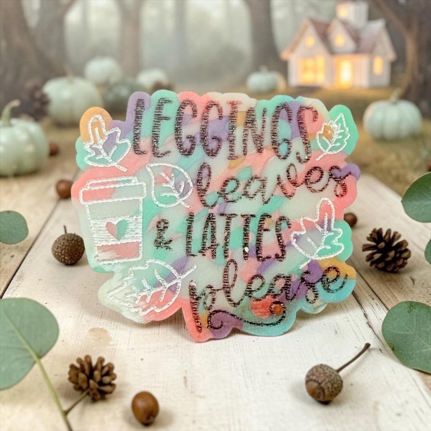 Frosted Sugared Blooms - Latte