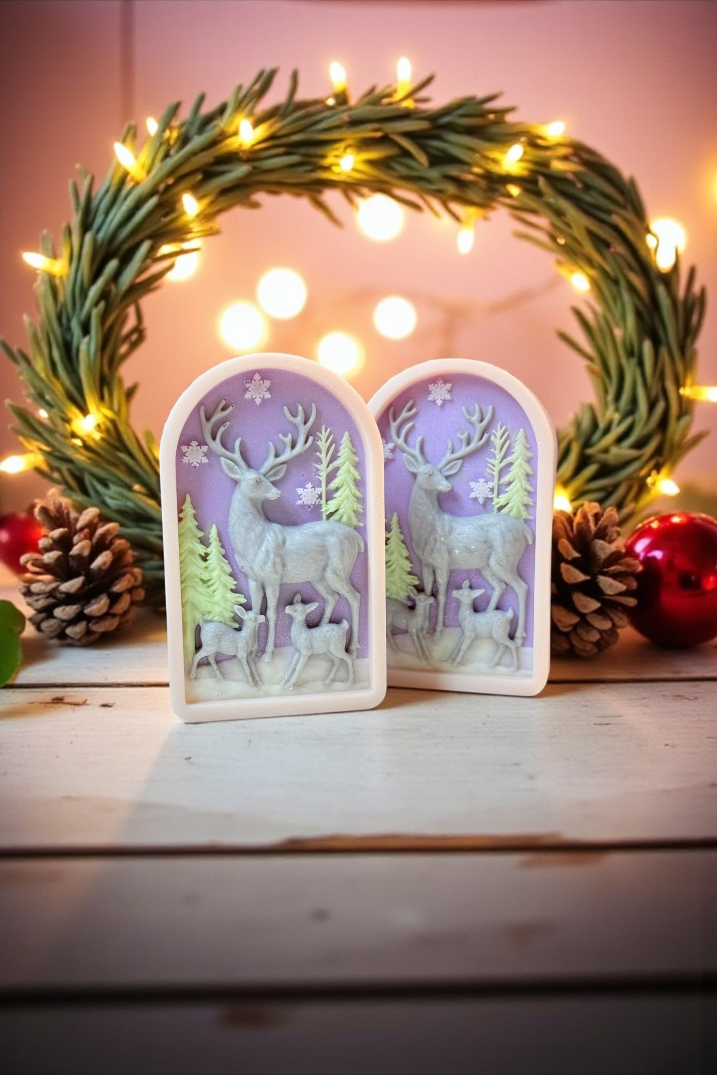 Stag Scene - Marshmallow & Snowflake Cookies