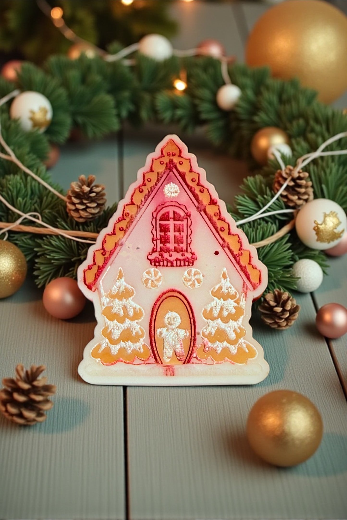 Cherries on Snow - Gingerbread House