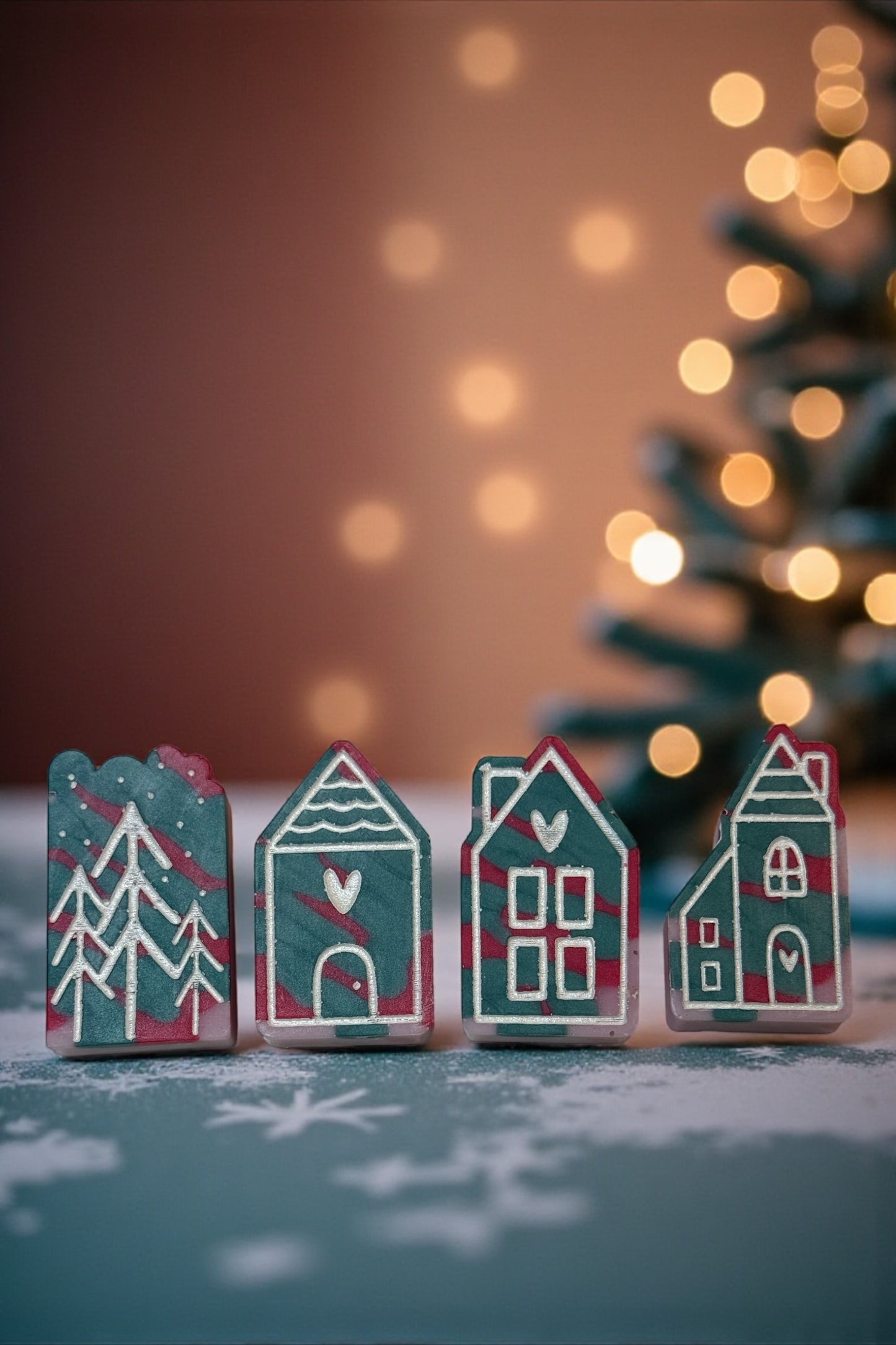 Christmas Village - Pinwheels