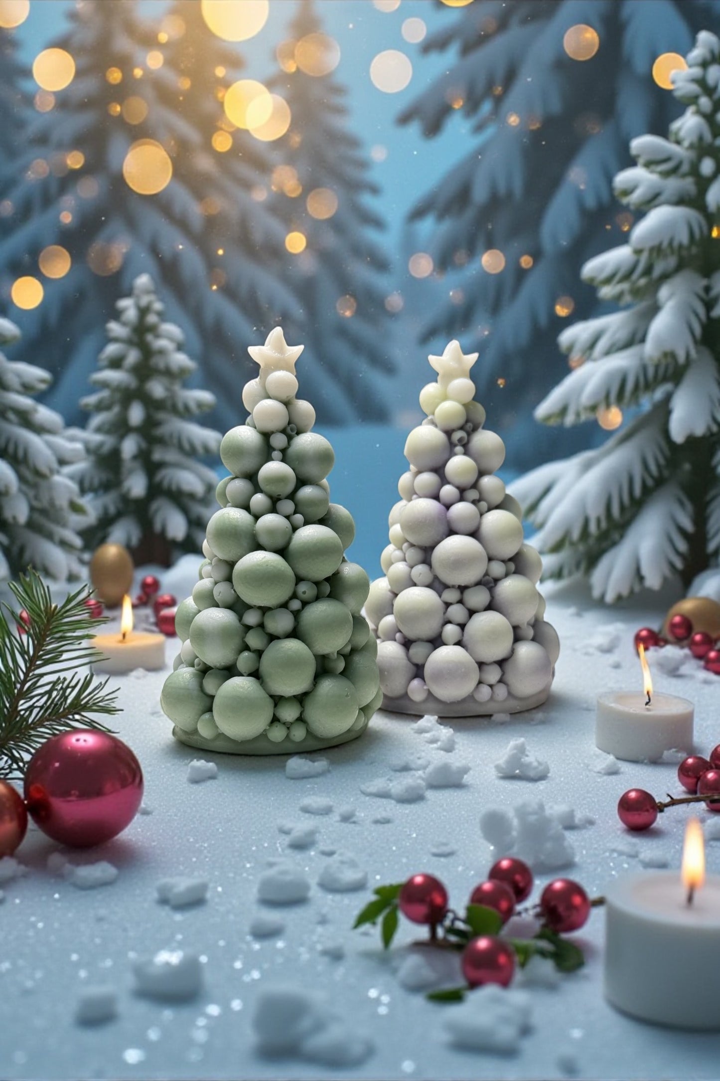 Large Christmas Tree - Cosy Cabin