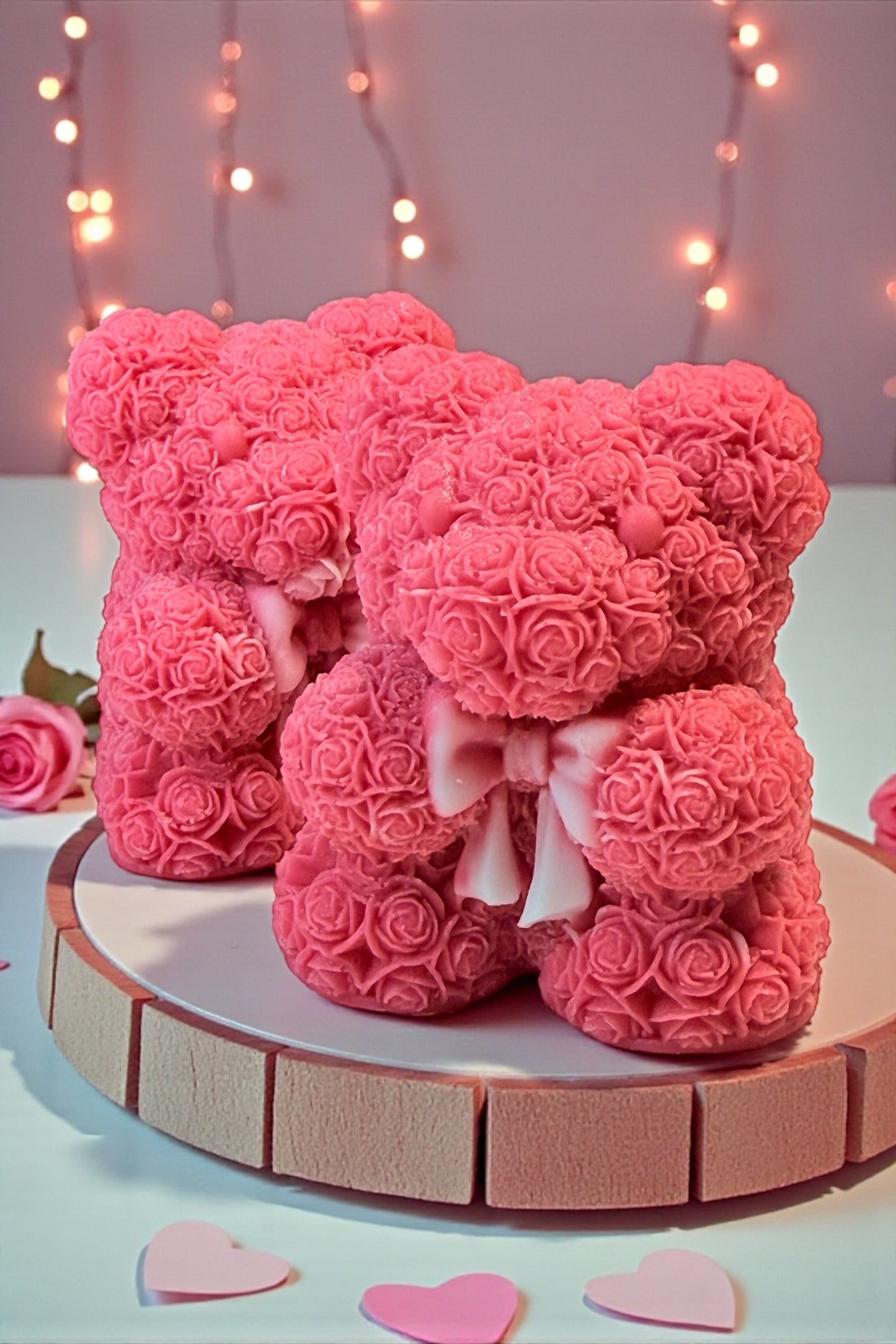 Rose Bear - Velvet Pomegranate