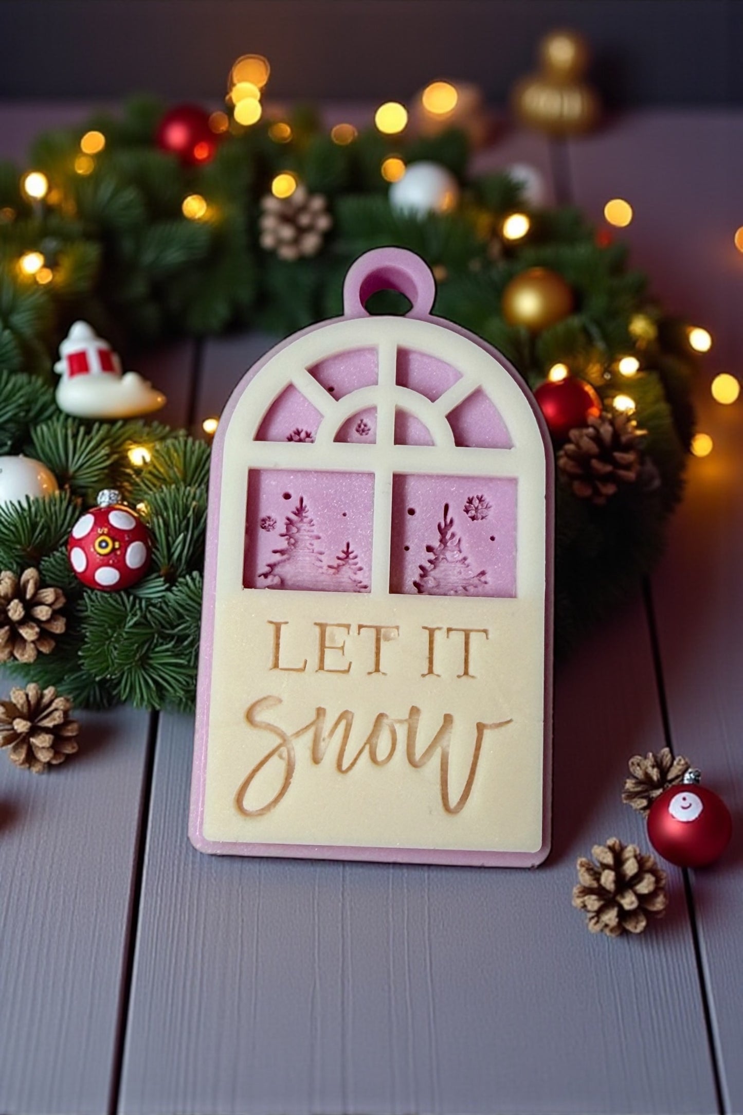 Let it Snow - Frosted Plum