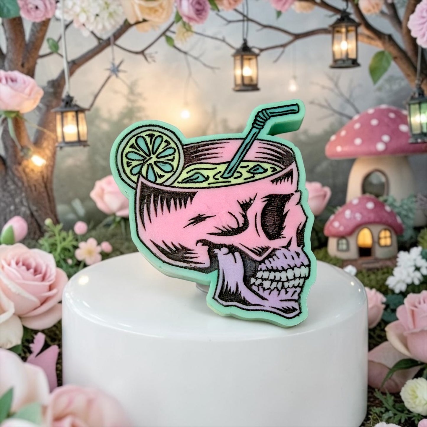 Skull Cup - Maraschino Cherry & Marshmallow Fluff