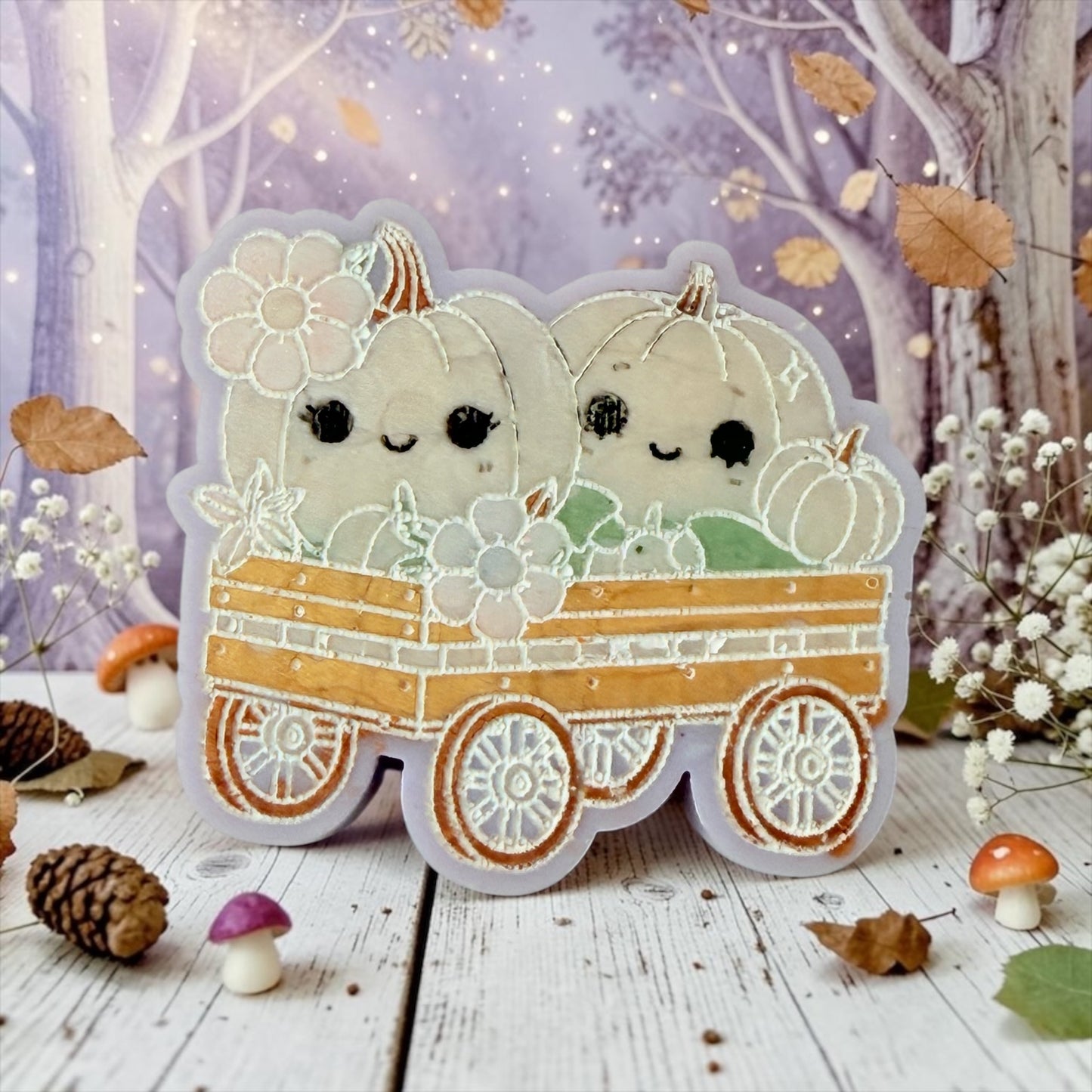Pumpkin Pecan Waffles - Pumpkin Cart