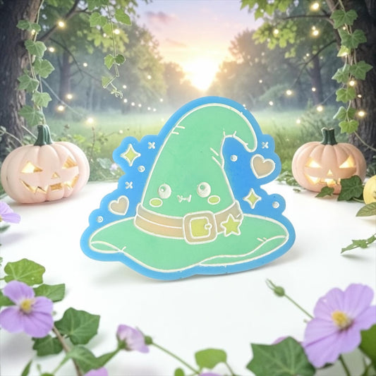 Cute Witches Hat - Riviera Postcard