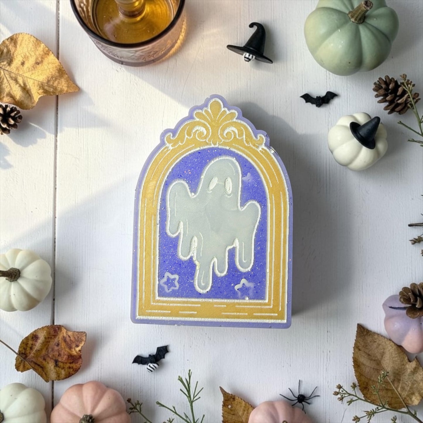 Velvet Plum & Golden Embers - Ghost Picture
