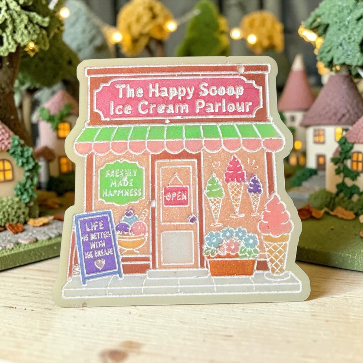 The Happy Scoop Ice-Cream Parlour - Coffee & Praline Cake