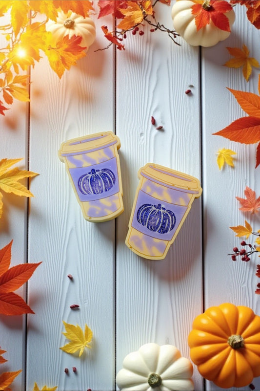 Pumpkin Latte - Velvet Plum & Golden Embers