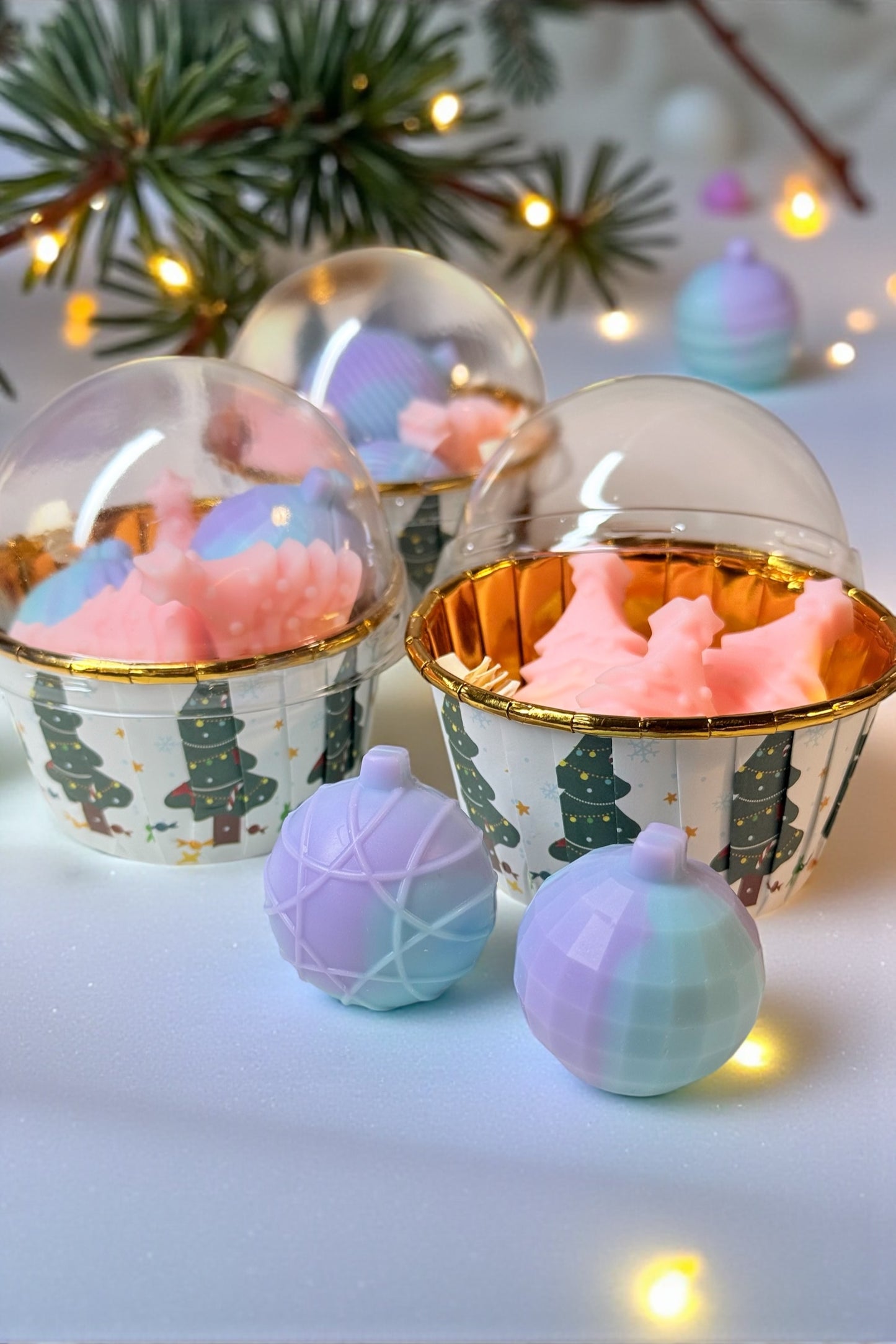 Polar Bear Hug - Mini Bauble & Tree Tub