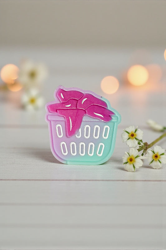 Blush Laundry Basket