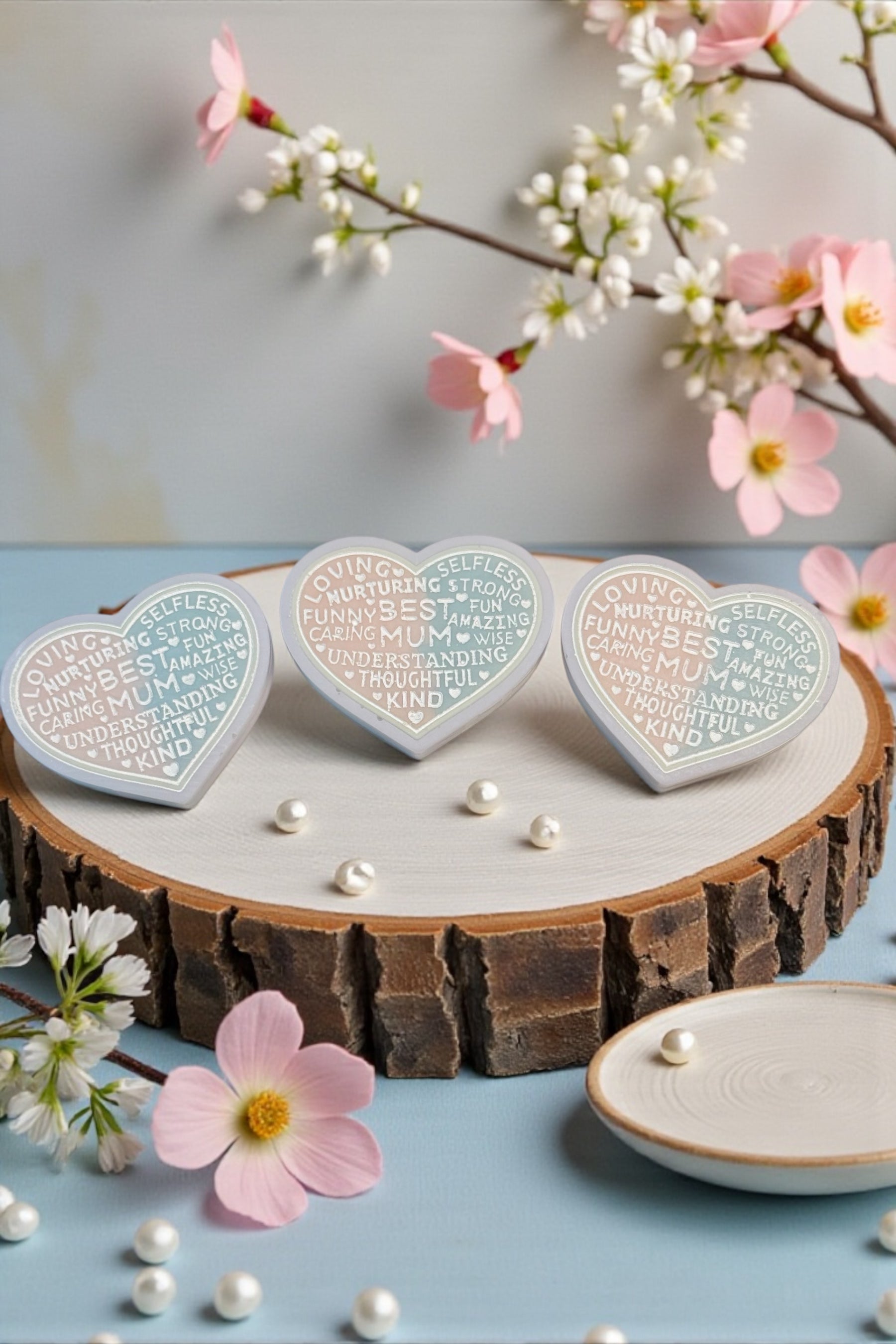 Best Mum Collage Heart - Cuddly Bear - Enhanced by Nature LTD