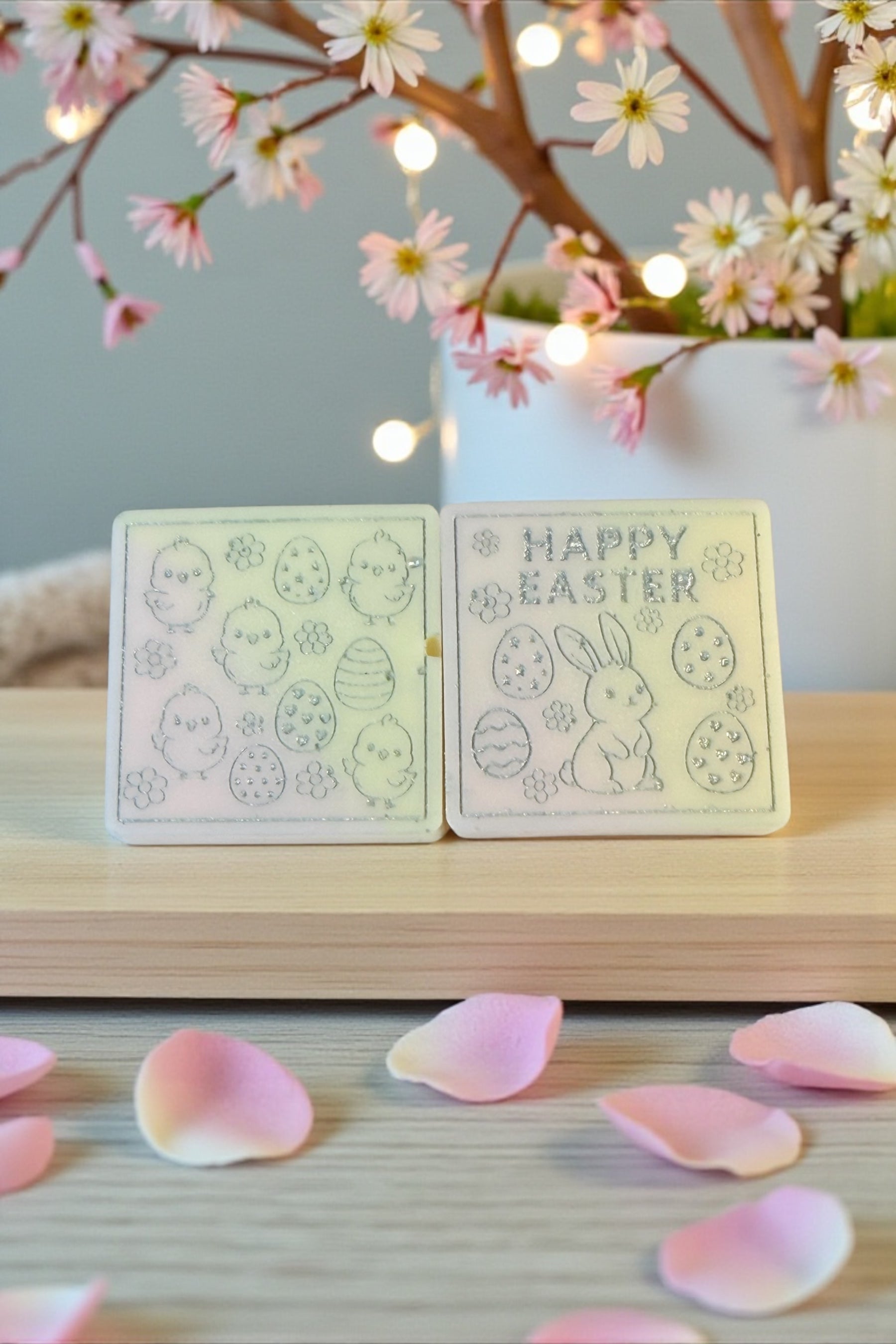Easter Square Duo - Cherry Blossom & Rose Water - Enhanced by Nature LTD