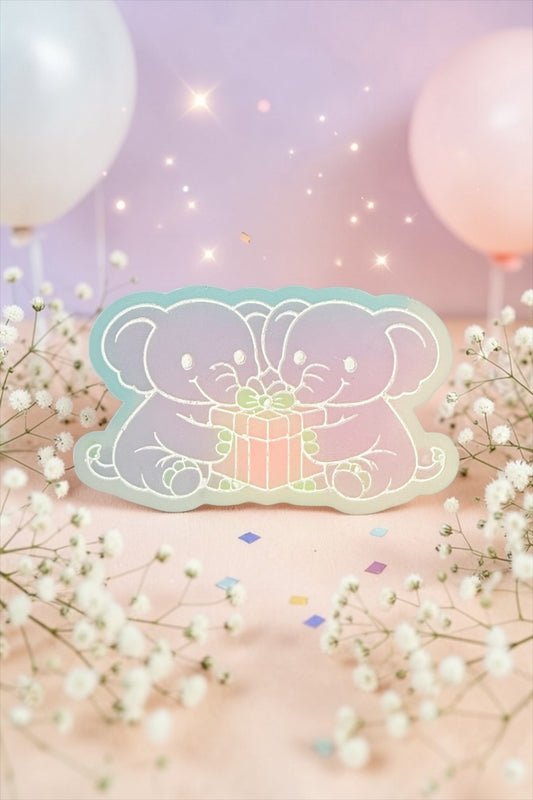 Gift Elephant - Birthday Cake