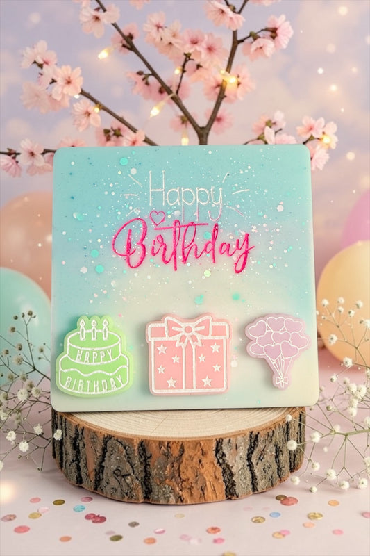 Birthday Slab - Birthday Cake - Enhanced by Nature LTD