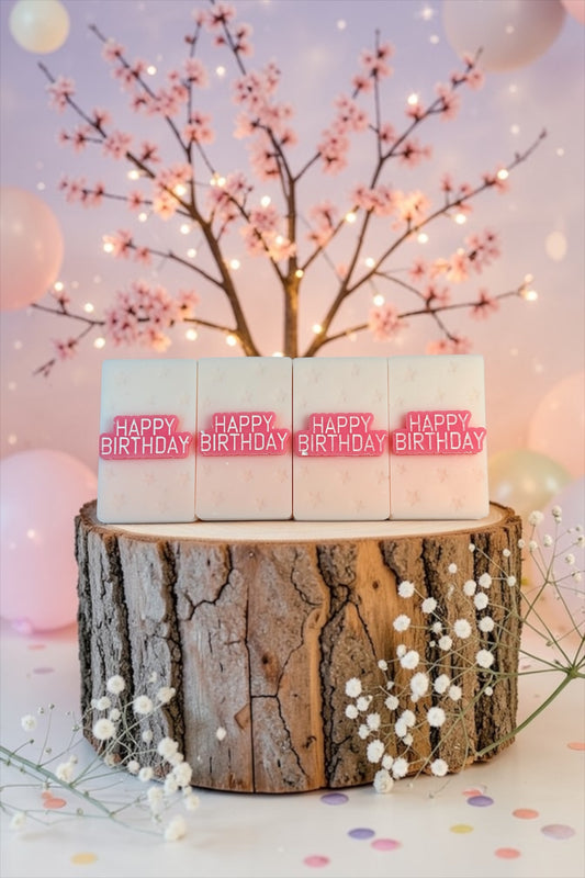 Happy Birthday (x4) - Strawberry Shortcake - Enhanced by Nature LTD