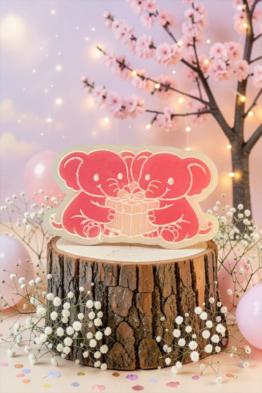 Gift Elephant - Strawberry Shortcake - Enhanced by Nature LTD