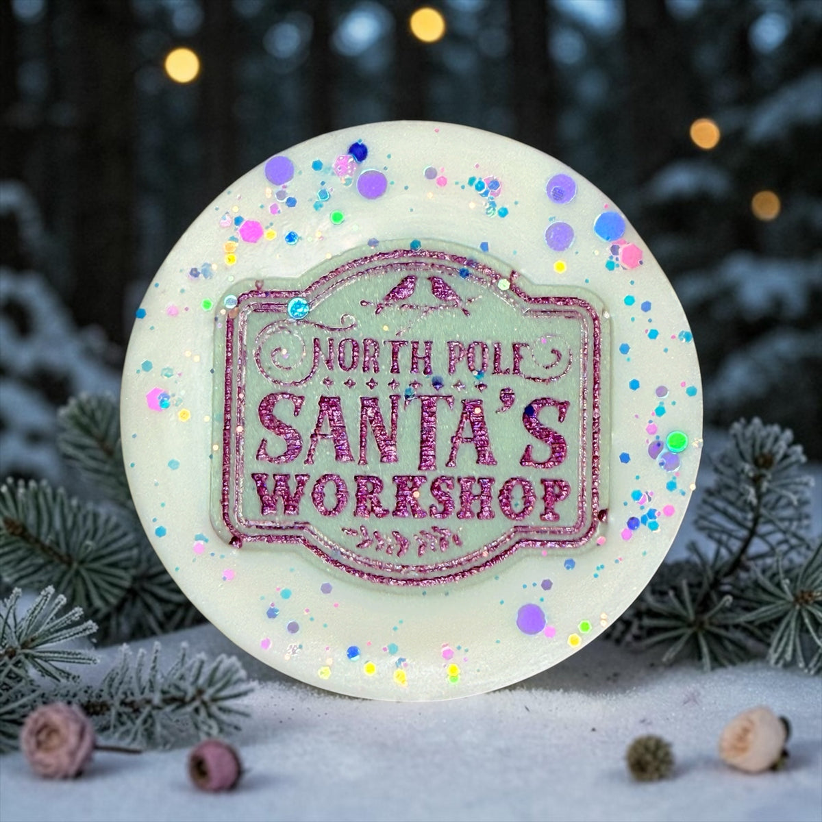 Frosted Cherry & Snow Blossom - Christmas Chunks