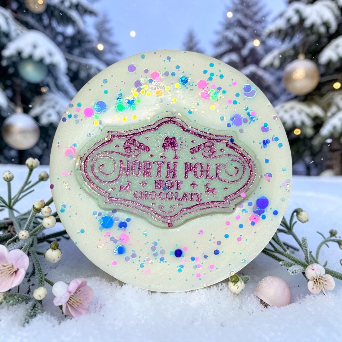 Frosted Cherry & Snow Blossom - Christmas Chunks