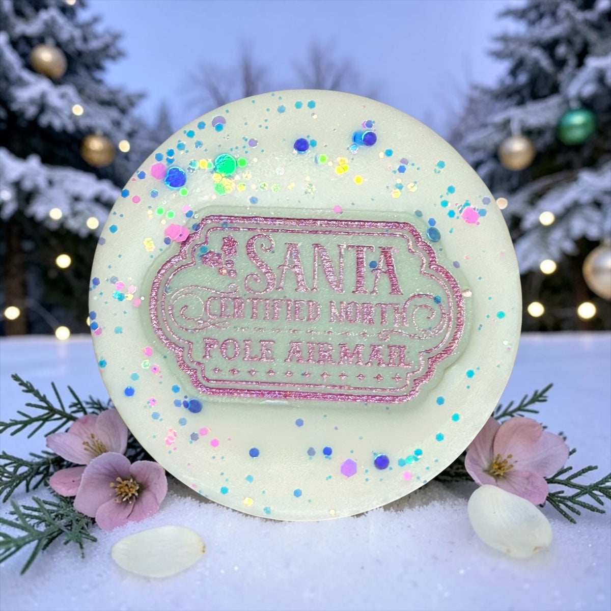 Frosted Cherry & Snow Blossom - Christmas Chunks