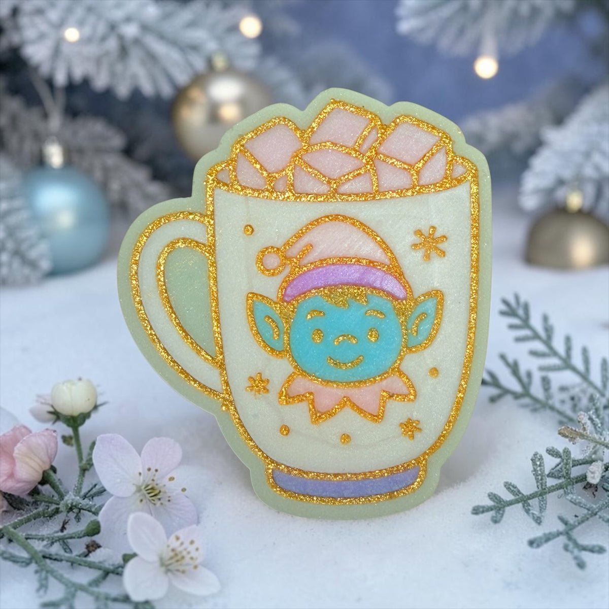 Winter Cherry & Ginger Frosting - Christmas Cup