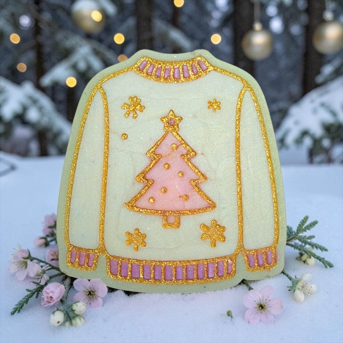 Winter Cherry & Ginger Frosting - Christmas Jumper