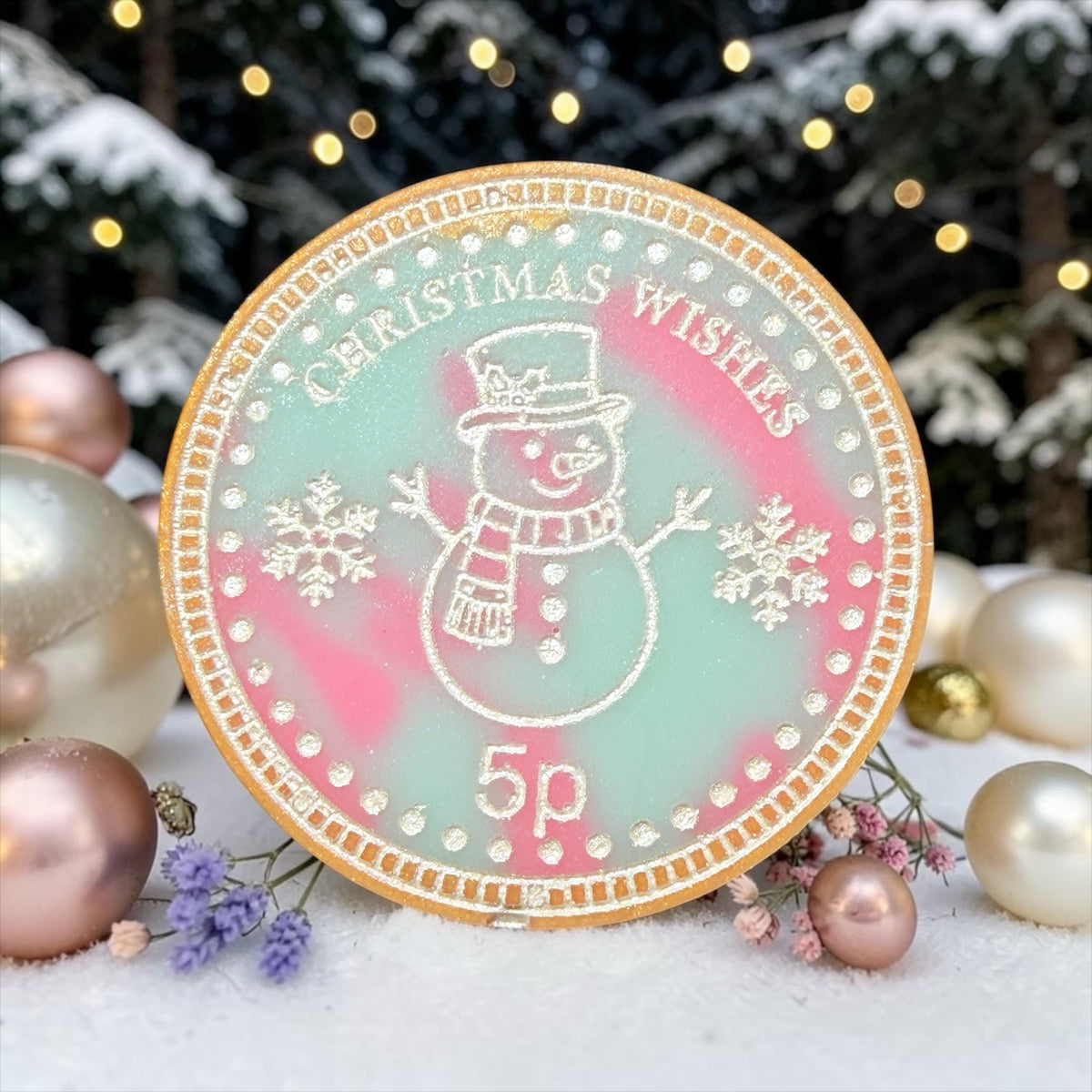 Warm Cashmere & Almond Milk - Christmas Coin Duo