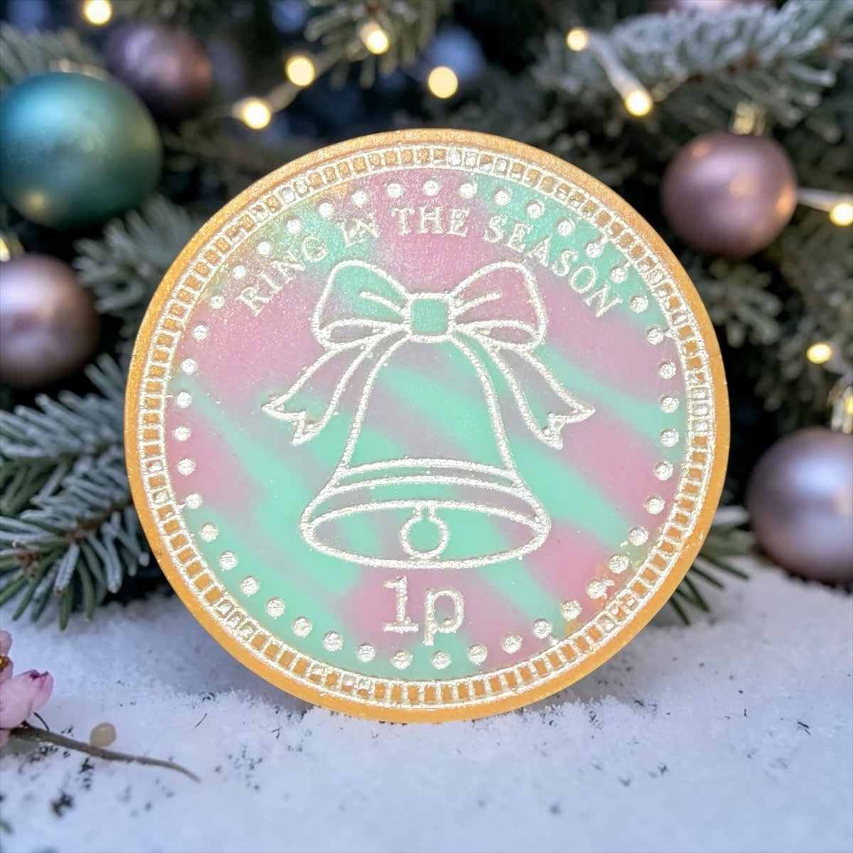 Warm Cashmere & Almond Milk - Christmas Coin Duo