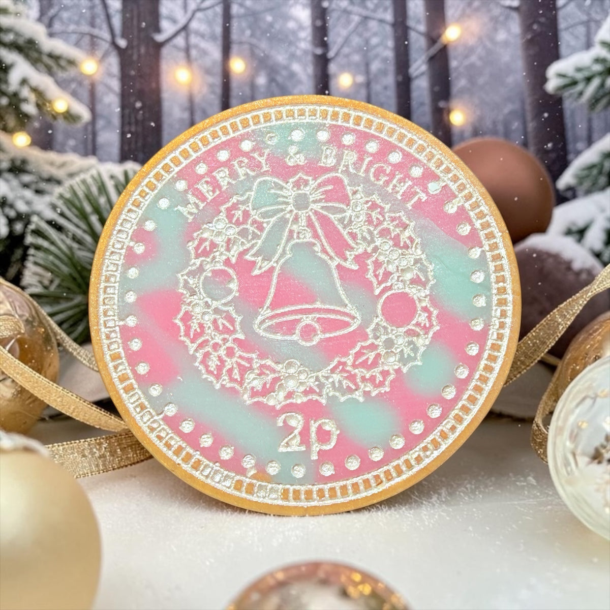 Warm Cashmere & Almond Milk - Christmas Coin Duo