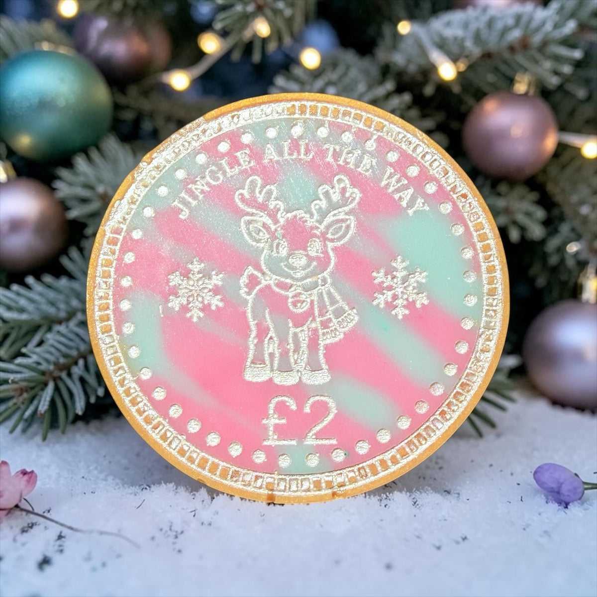 Warm Cashmere & Almond Milk - Christmas Coin Duo