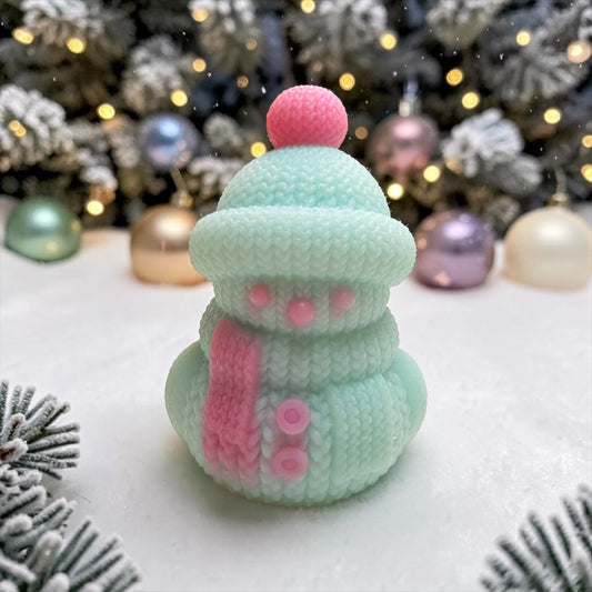 Dirty Snowman - Knitted Snowman